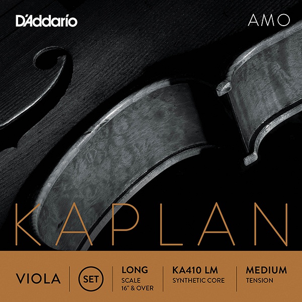D'Addario KA410-LM Kaplan Amo - Комплект струн для альта, среднее натяжение, Long Scale в магазине для музыкантов Рок-н-Ролл
