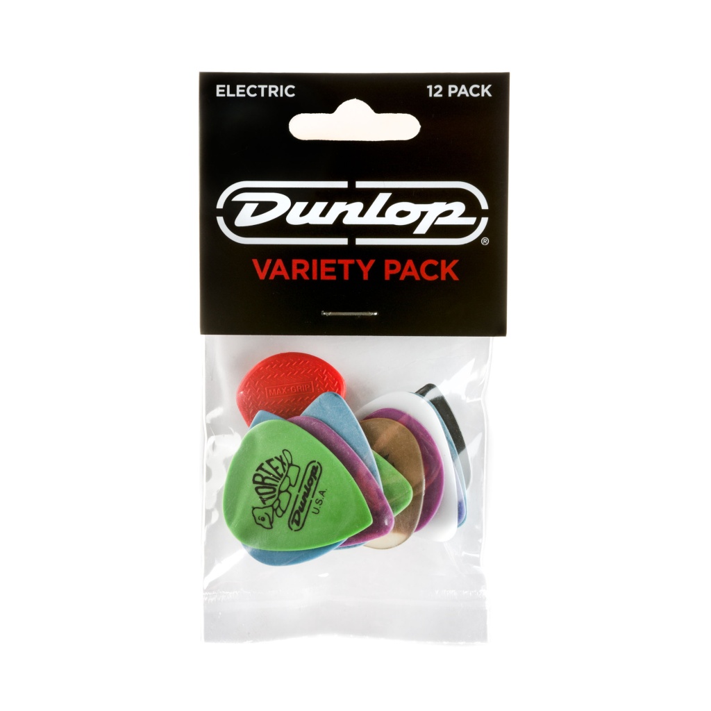 Dunlop PVP113 - Набор медиаторов для электрогитары Electric Pick Variety Pack, 12шт в магазине для музыкантов Рок-н-Ролл