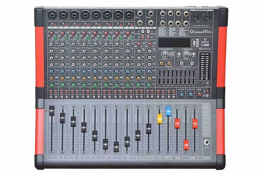 GrandVox GM-12FX - Микшерный пульт аналоговый в магазине для музыкантов Рок-н-Ролл