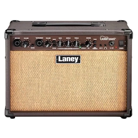 Laney LA30D - Акустический комбо. 30 Ватт. 2 канала. MP3 Input. 2 х 6" Custom Designed. Ревер в магазине для музыкантов Рок-н-Ролл