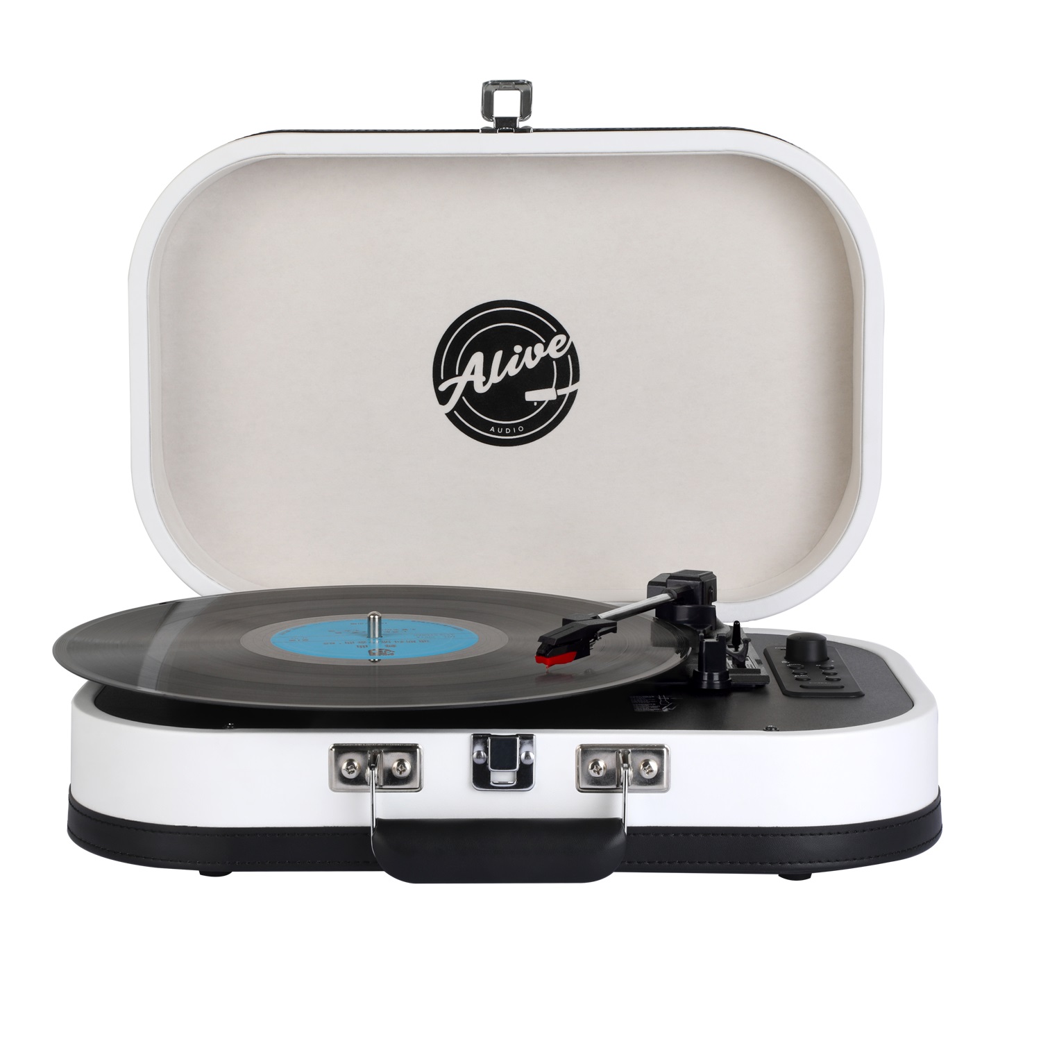 Alive Audio VINTAGE Lady White - Виниловый проигрыватель c Bluetooth в магазине для музыкантов Рок-н-Ролл