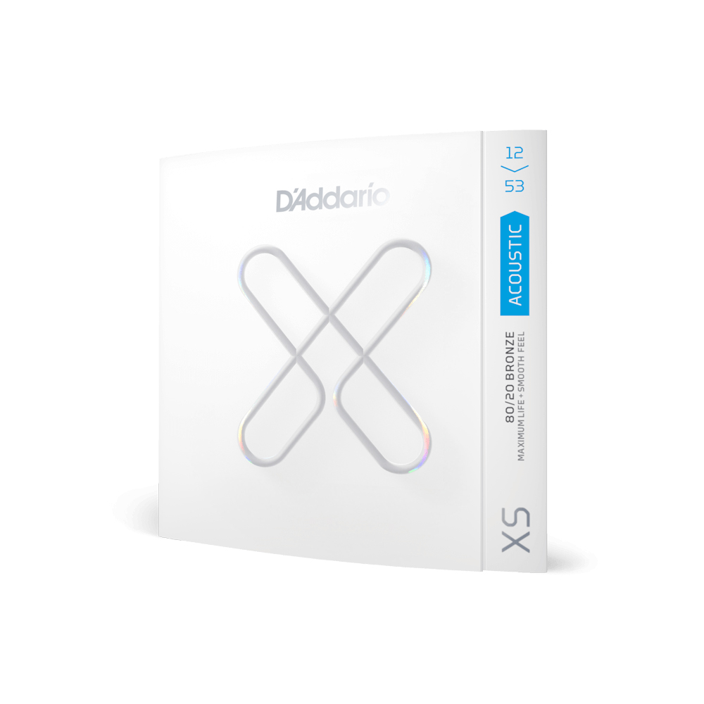 D'Addario XSABR1253 XS - Комплект струн для акустической гитары, бронза 80/20, 12-53 в магазине для музыкантов Рок-н-Ролл