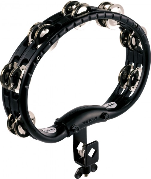 MEINL HTMT2BK - ручной тамбурин с креплением на стойку, стальные джинглы, черный в магазине для музыкантов Рок-н-Ролл