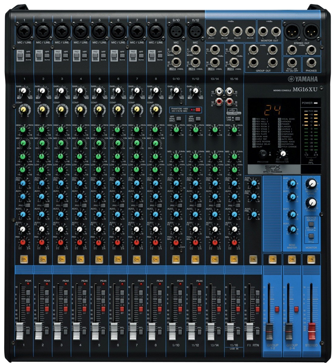 Yamaha MG16XU - Микшерный пульт в магазине для музыкантов Рок-н-Ролл
