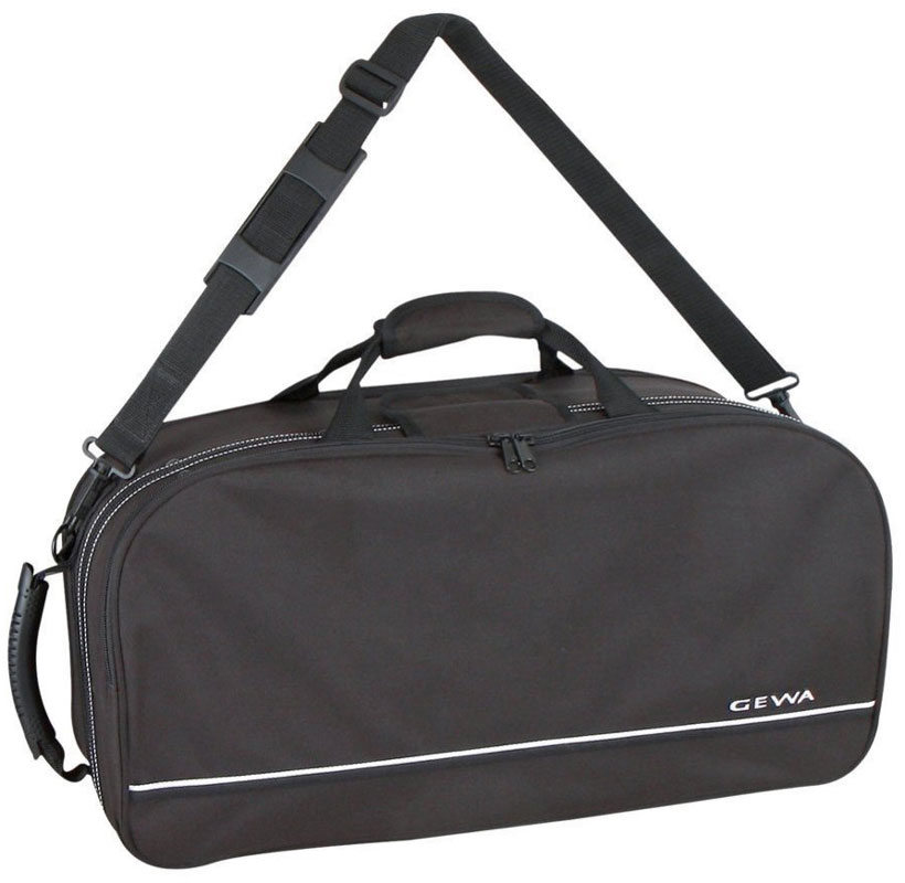 Gewa 708220 Double Trumpet Case - легкий кофр-рюкзак для 2-х труб и пюпитра, плечевой ремень, карман в магазине для музыкантов Рок-н-Ролл
