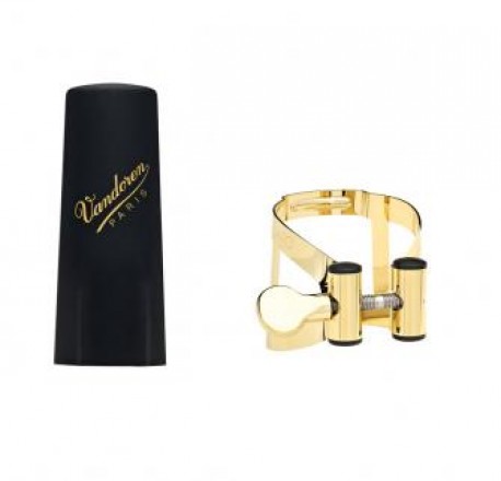 Vandoren LC58DP M/O - Лигатура для саксофона-тенор металлическая, позолоченная, с одним винтом в магазине для музыкантов Рок-н-Ролл