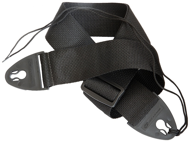 D'Andrea 1355BLK Polyweb Ace-Lock - Ремень для гитары, черный в магазине для музыкантов Рок-н-Ролл
