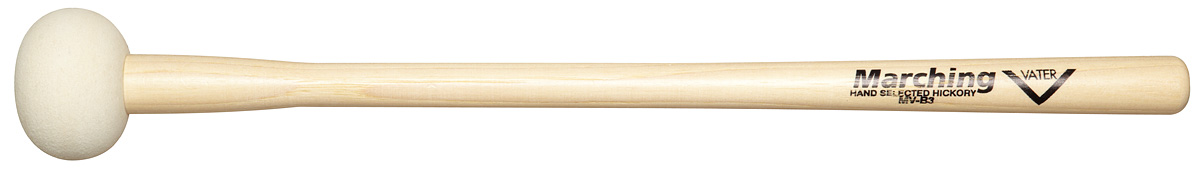 VATER MV-B3 Marching Bass Drum Mallets - маллеты бас-барабана 24"-26" фетровые в магазине для музыкантов Рок-н-Ролл