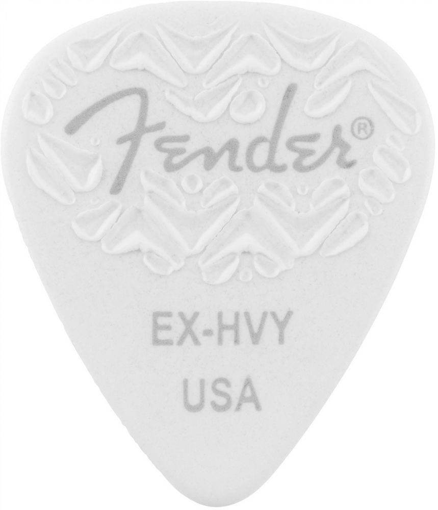 FENDER WAVELENGTH 351 X HVY 6 PK WHITE - Медиаторы в магазине для музыкантов Рок-н-Ролл