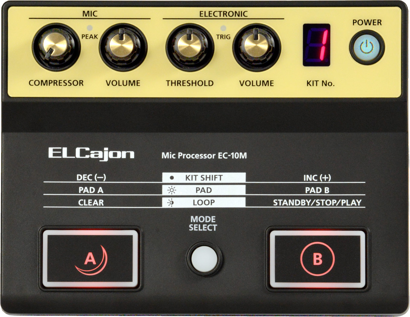 Roland EC-10M - звуковой модуль с микрофоном и преампом для кахона в магазине для музыкантов Рок-н-Ролл
