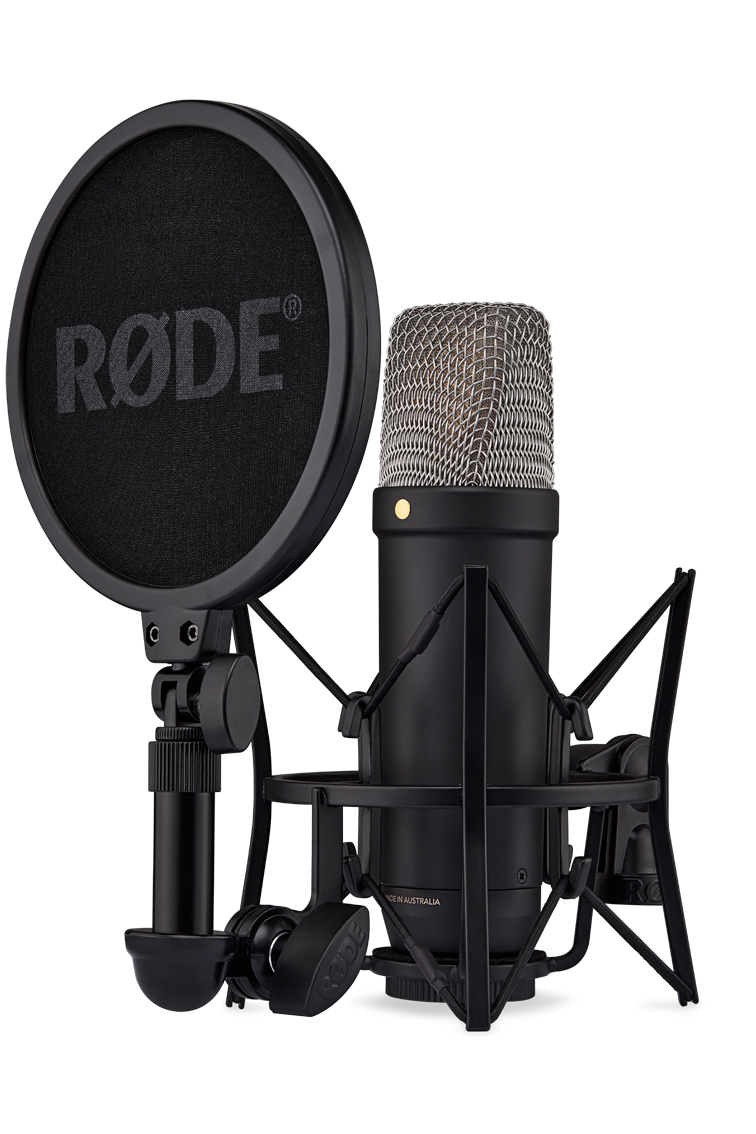 RODE NT1 5th Generation Black - серебристый студийный микрофон с 1" конденсаторным капсюлем HF6 в магазине для музыкантов Рок-н-Ролл