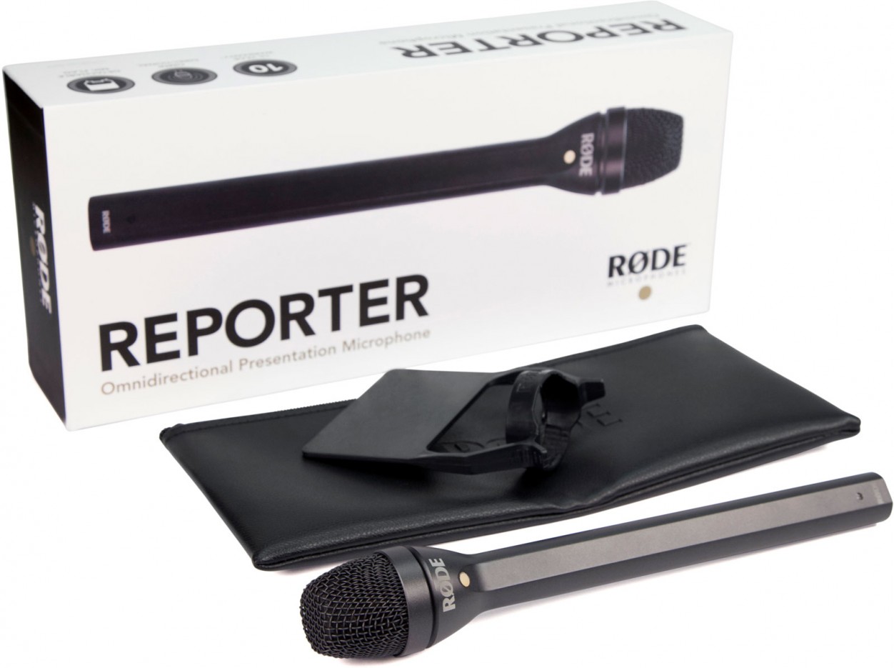 RODE REPORTER - Репортерский всенаправленный динамический микрофон в магазине для музыкантов Рок-н-Ролл
