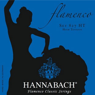 Hannabach 827HT Blue FLAMENCO - Комплект струн для классической гитары желтый нейлон/посеребренные в магазине для музыкантов Рок-н-Ролл