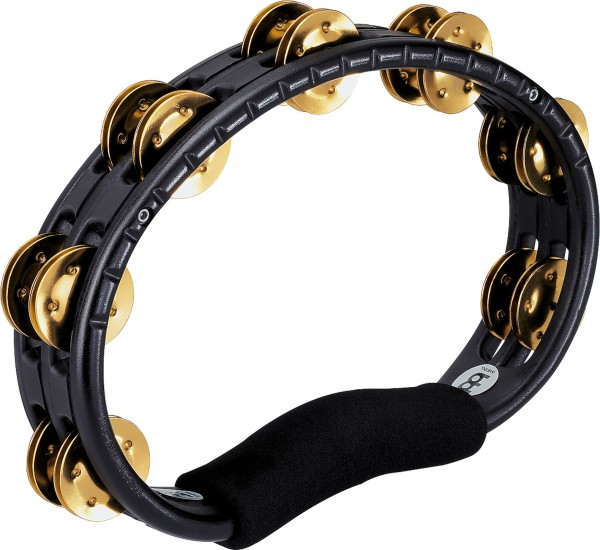 MEINL TMT1B-BK - профессиональный тамбурин из ABS-пластика, 2 ряда медных джинглов в магазине для музыкантов Рок-н-Ролл