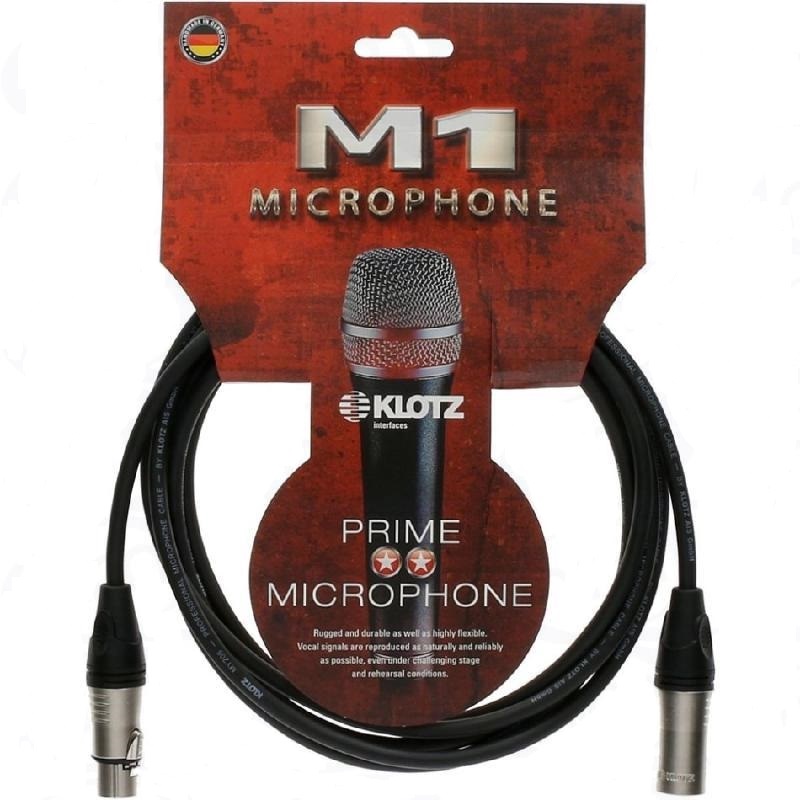 KLOTZ M1K1FM0300 M1 - готовый микрофонный кабель на основе MY206, разъёмы Klotz XLR мама XLR папа,3м в магазине для музыкантов Рок-н-Ролл