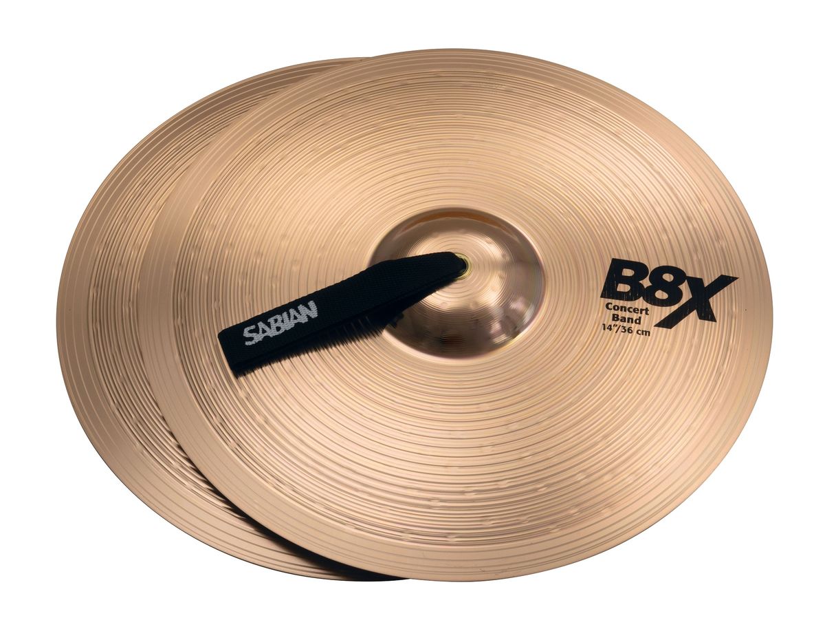 Sabian 14" B8X Concert Band - тарелки оркестровые (пара) в магазине для музыкантов Рок-н-Ролл