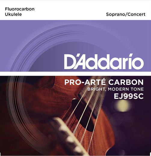 D'Addario EJ99SC Pro-Arte Carbon - Комплект струн для укулеле сопрано/концертного в магазине для музыкантов Рок-н-Ролл