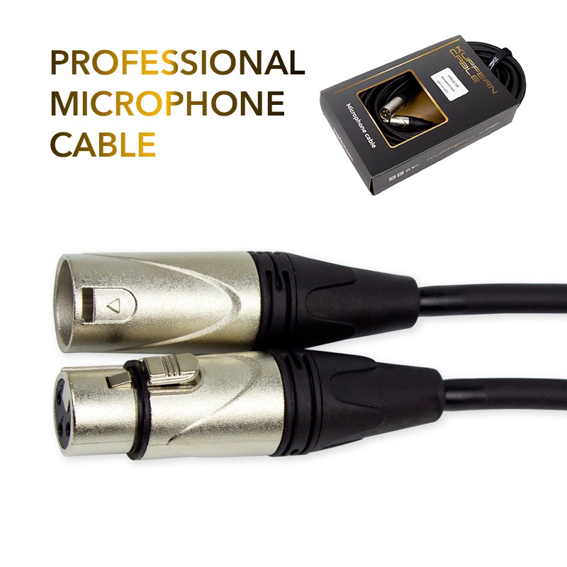 KUPFERN KFMC04 10M - Шнур микрофонный  XLR (мама) <=> XLR (папа) в магазине для музыкантов Рок-н-Ролл