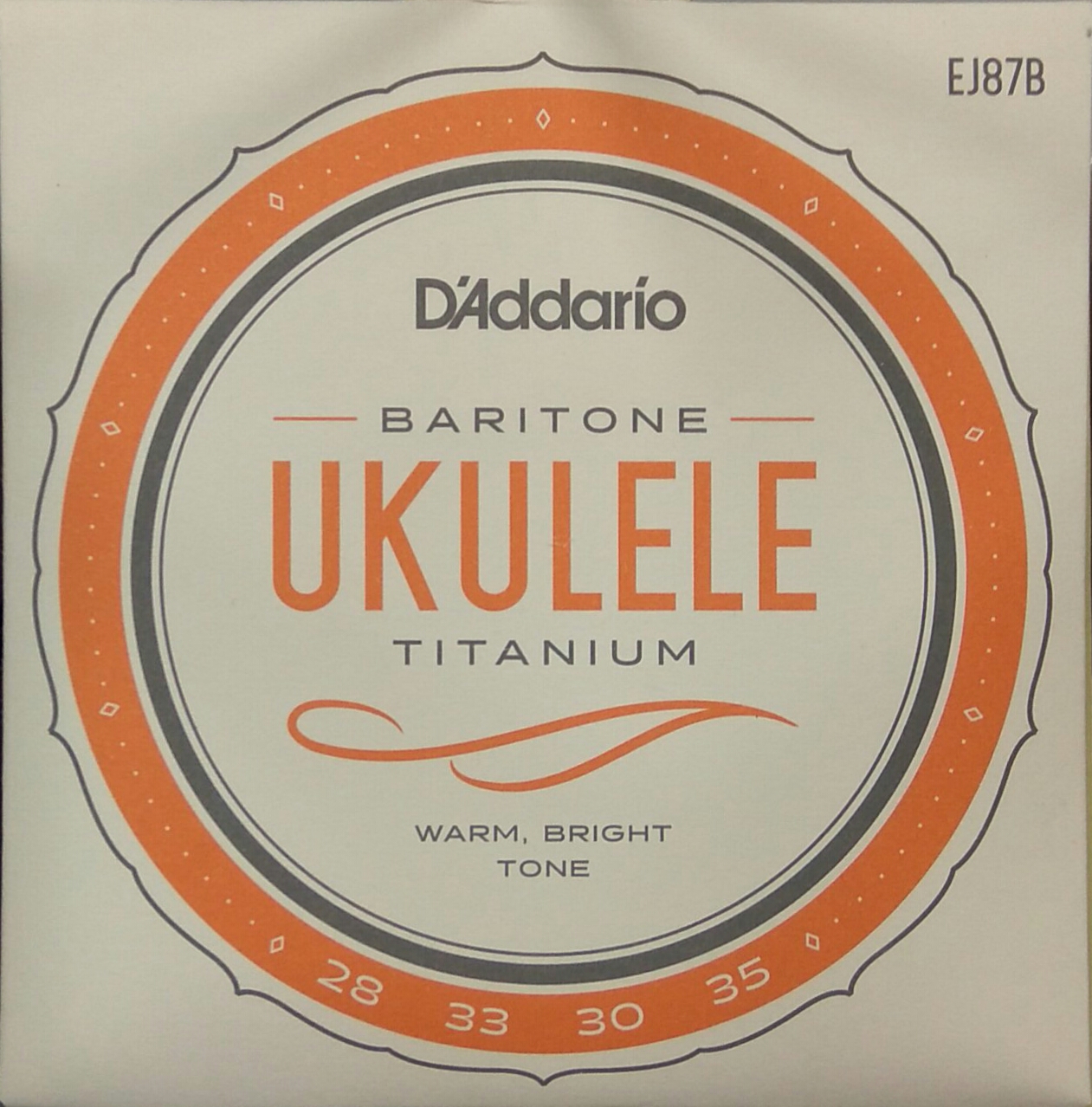 D'Addario EJ87B Titanium - Комплект струн для укулеле баритон в магазине для музыкантов Рок-н-Ролл