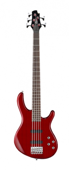 Cort Action-Bass-V-Plus-TR Action Series - Бас-гитара 5-струнная, красная в магазине для музыкантов Рок-н-Ролл