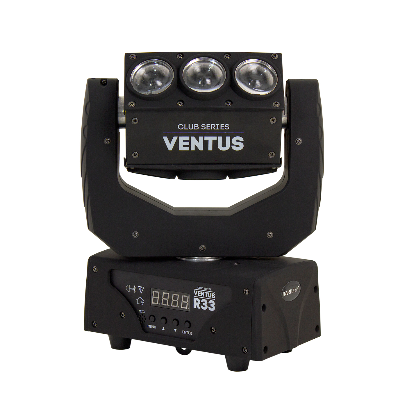Involight Ventus R33 - вращающаяся многолучевая LED голова, 9x10 Вт RGBW, DMX-512 в магазине для музыкантов Рок-н-Ролл