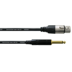 Cordial CCM 5 FP - микрофонный кабель 5метров, с разъемами XLR/Jack в магазине для музыкантов Рок-н-Ролл