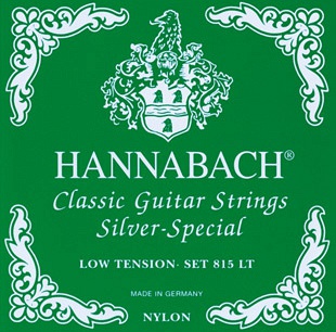 Hannabach 815LT Green SILVER SPECIAL - Комплект струн для классической гитары нейлон/посеребренные в магазине для музыкантов Рок-н-Ролл