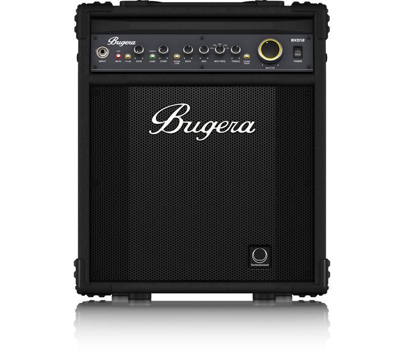 Bugera BXD12 - Басовый комбоусилитель 1000Вт 1х12" Turbosound, MOSFET преамп, компрессор в магазине для музыкантов Рок-н-Ролл