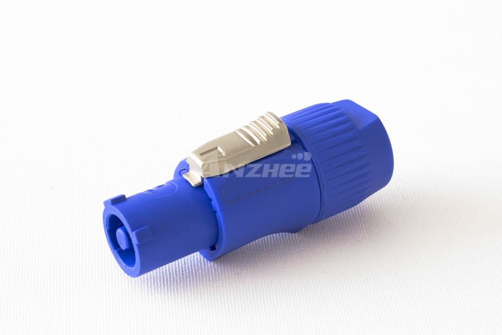 Anzhee POWERCON BLUE Кабельный разъем типа PowerCon, входной (синий), допустимая нагрузка 20A/250В в магазине для музыкантов Рок-н-Ролл