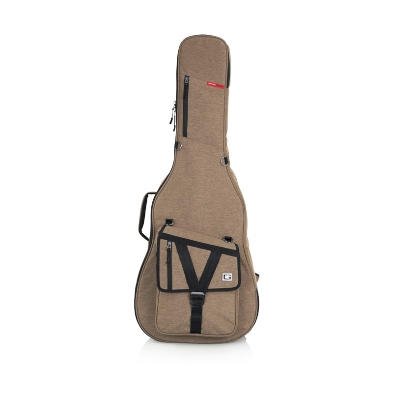 GATOR GT-ACOUSTIC-TAN - усиленный чехол для акустических гитар, цвет бежевый в магазине для музыкантов Рок-н-Ролл