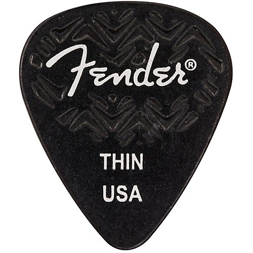 FENDER WAVELENGTH 351 THIN 6 PK BLACK - Медиаторы в магазине для музыкантов Рок-н-Ролл