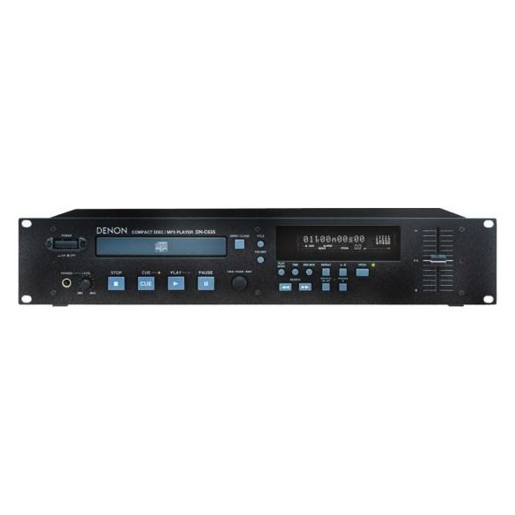 Denon DN-C635E2 - CD проигрыватель, CD-DA, WAV, MP3, WMA, PCM, балансные аналоговые выходы, 19", 2U в магазине для музыкантов Рок-н-Ролл