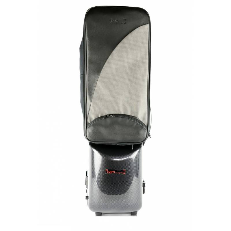 BAM 3126XLC - Кейс для двух кларнетов бас, Black Carbon look в магазине для музыкантов Рок-н-Ролл