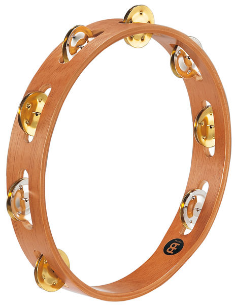 MEINL TA1M-SNT - тамбурин, 1 ряд джинглов (4 пары - никелированные и 4 пары - медь), корпус - дерево в магазине для музыкантов Рок-н-Ролл