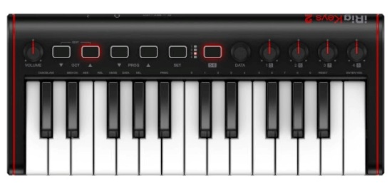 IK MULTIMEDIA iRig Keys 2 Mini USB MIDI-клавиатура для Mac и PC, 25 клавиш в магазине для музыкантов Рок-н-Ролл