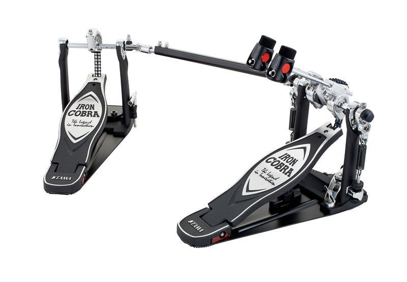 Tama HP900PWN IRON COBRA DRUM PEDAL W/CASE - двойная педаль для барабана в кейсе в магазине для музыкантов Рок-н-Ролл