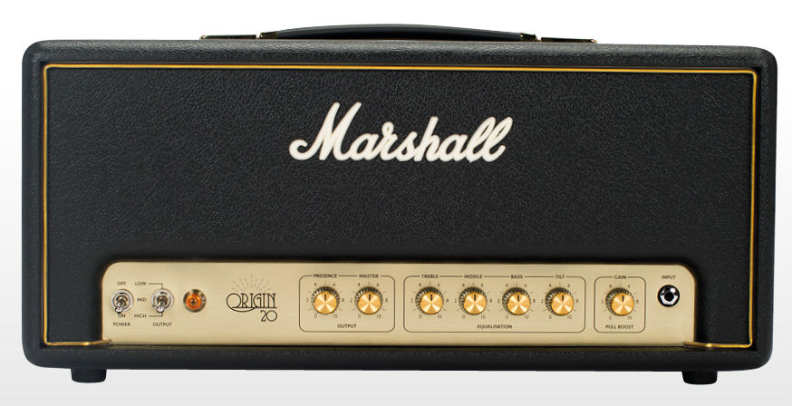 MARSHALL ORIGIN 20 HEAD - Усилитель гитарный ламповый типа 'голова' 20Вт в магазине для музыкантов Рок-н-Ролл