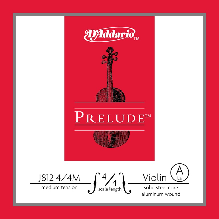 D'Addario J812-4/4M Prelude - Отдельная струна A/ЛЯ для скрипки в магазине для музыкантов Рок-н-Ролл