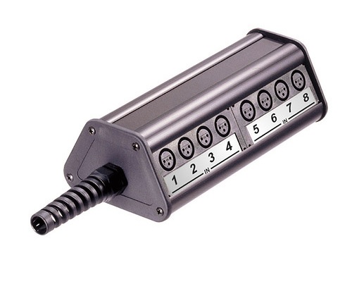 Neutrik NSB2B-12/4 - распред. коробка 12 XLR female входов, 4 XLR male выхода в магазине для музыкантов Рок-н-Ролл