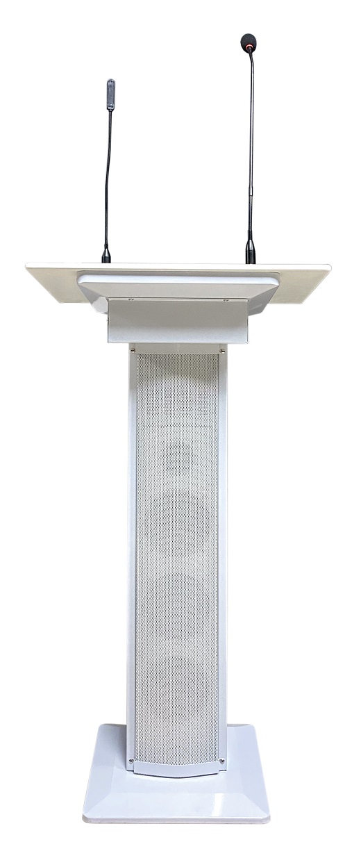 SVS Audiotechnik LR-150 White - Мобильная трибуна со встроенным усилителем мощностью 100 Вт в магазине для музыкантов Рок-н-Ролл