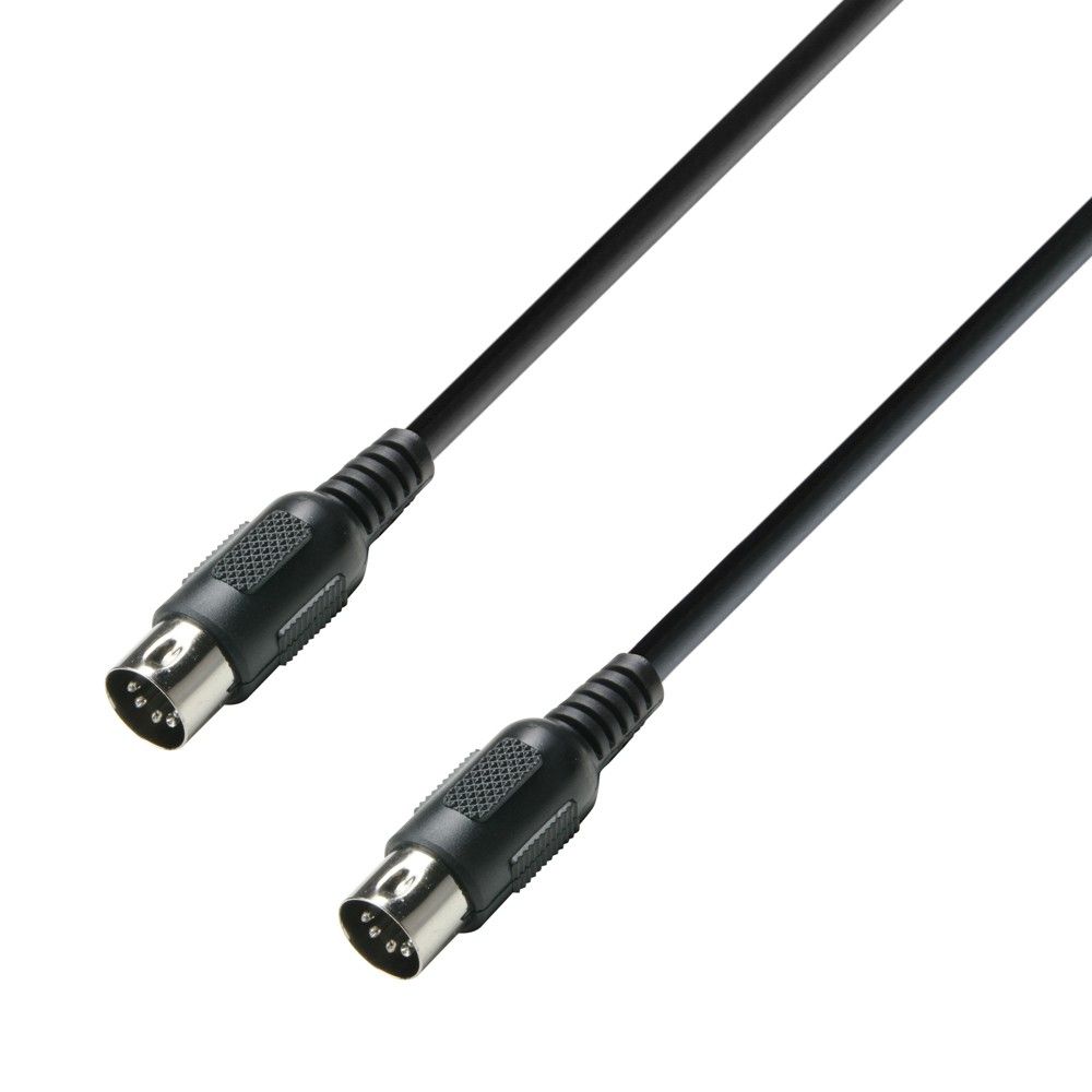 Adam Hall K3MIDI0075 BLK - MIDI-кабель, 0,75м, черный в магазине для музыкантов Рок-н-Ролл