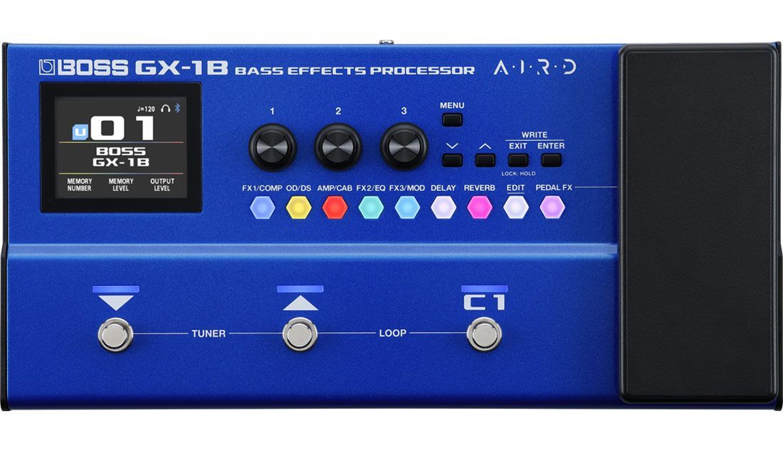 Boss GX-1B - Напольный процессор эффектов для бас-гитары, 16 усилителей, 130 эффектов в магазине для музыкантов Рок-н-Ролл