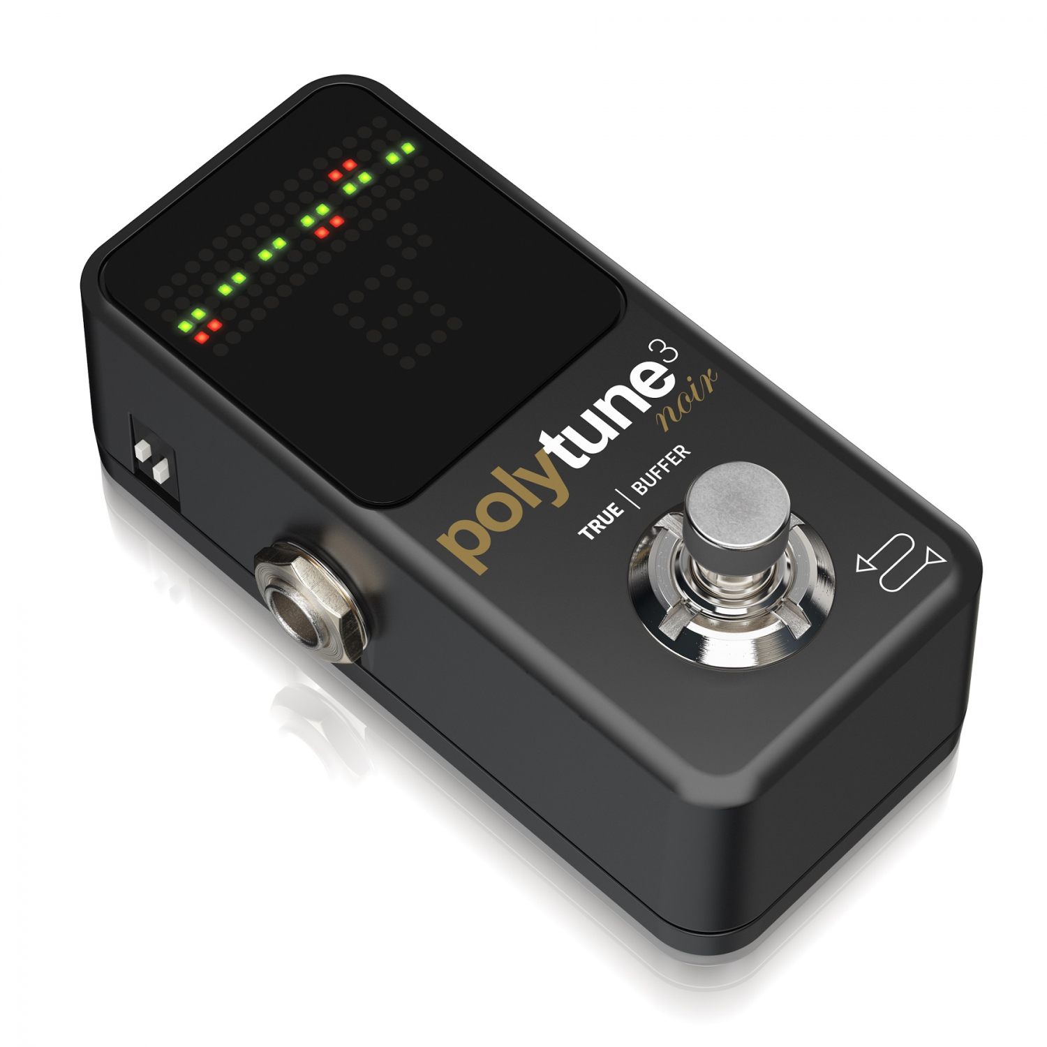 TC ELECTRONIC POLYTUNE 3 NOIR - педальный тюнер в уменьшенном корпусе, цвет черный в магазине для музыкантов Рок-н-Ролл
