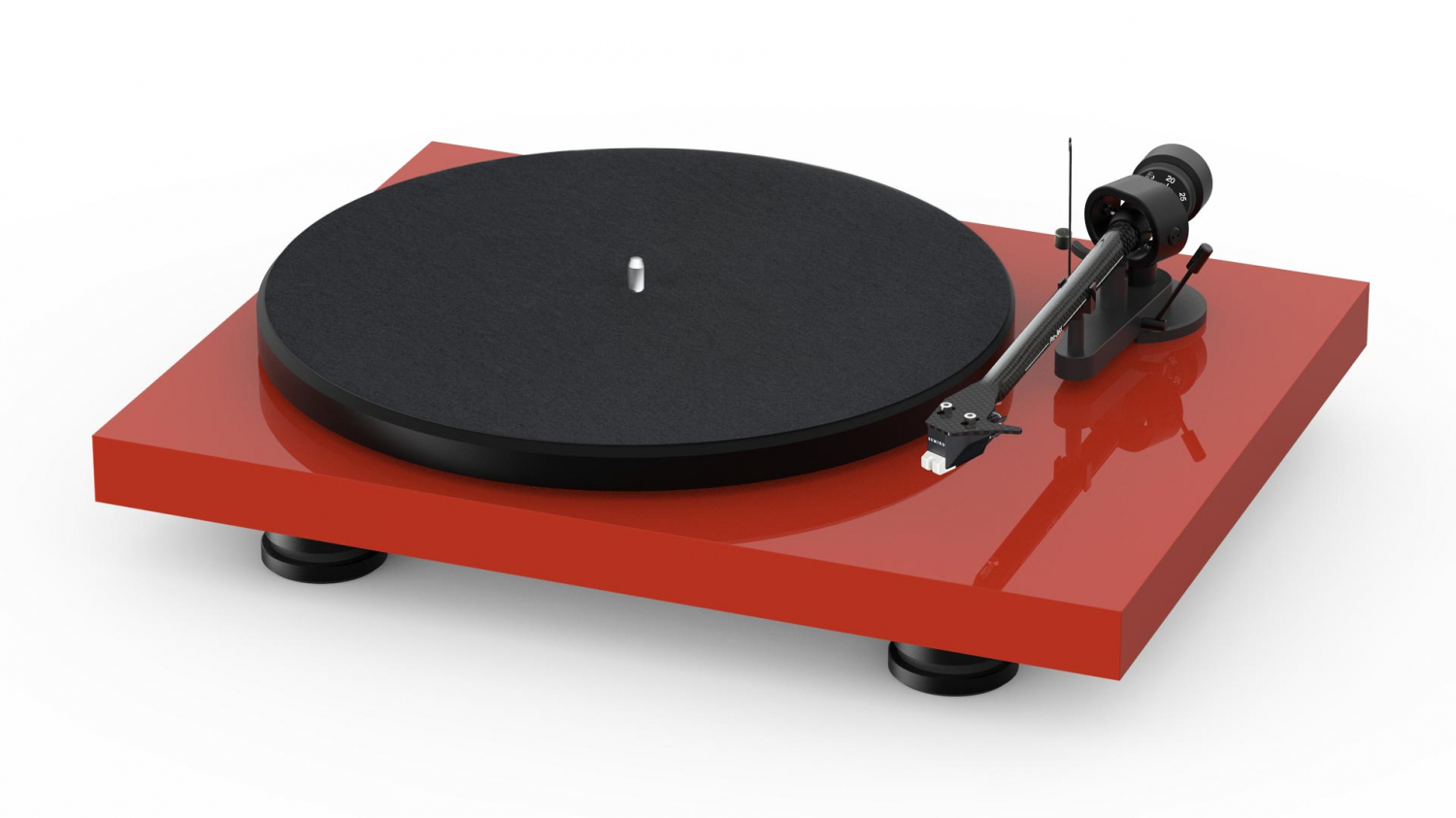 Pro-Ject DEBUT CARBON EVO (2M Red), HIGH GLOSS RED - Виниловый проигрыватель в магазине для музыкантов Рок-н-Ролл