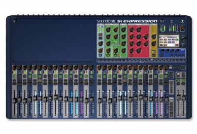 Soundcraft Si Expression 3 - цифровой микшер, 32 мик/лин. входов, 16 выходов, 4 лин. входа, 20 шин,  в магазине для музыкантов Рок-н-Ролл