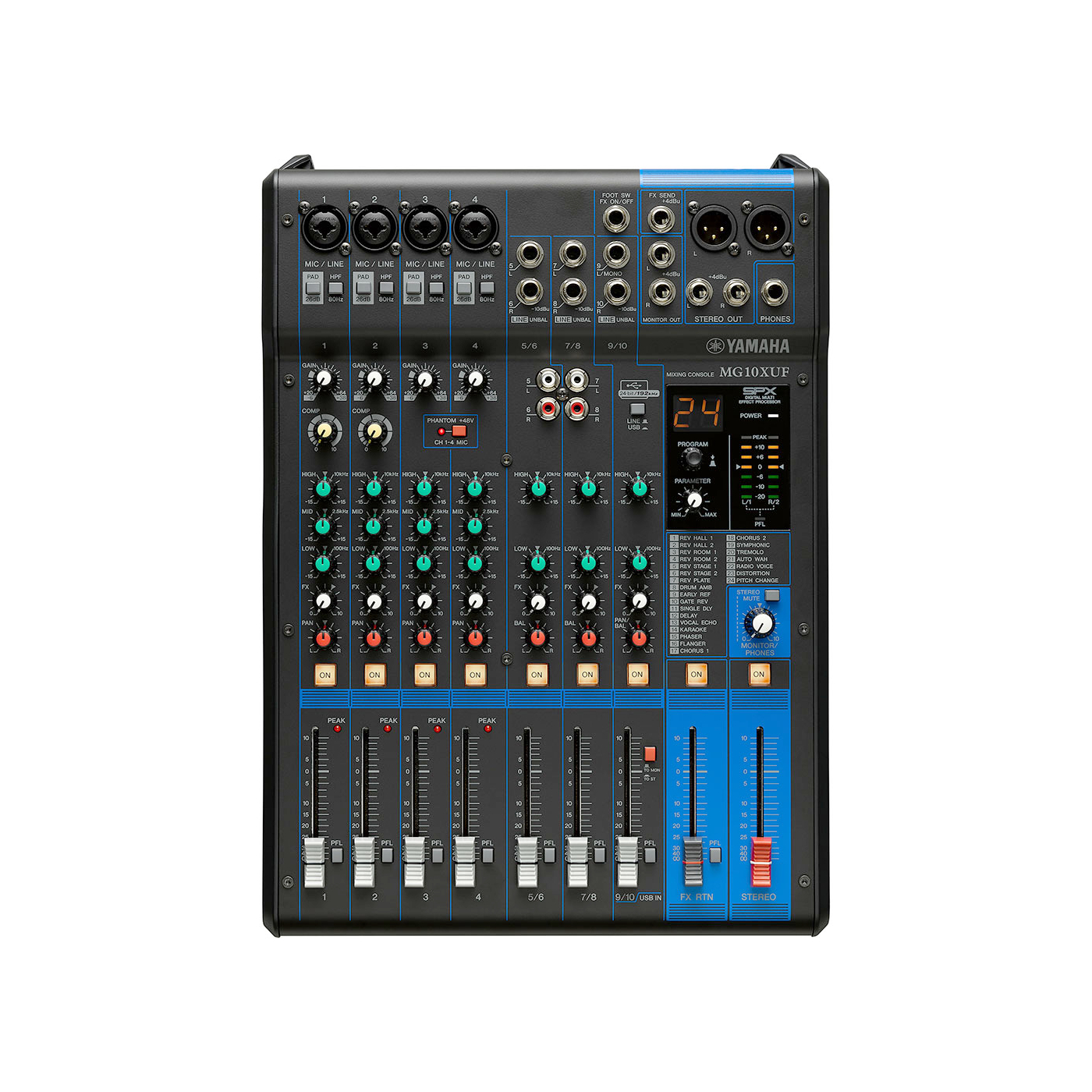 Yamaha MG10XUF - микшерный пульт в магазине для музыкантов Рок-н-Ролл