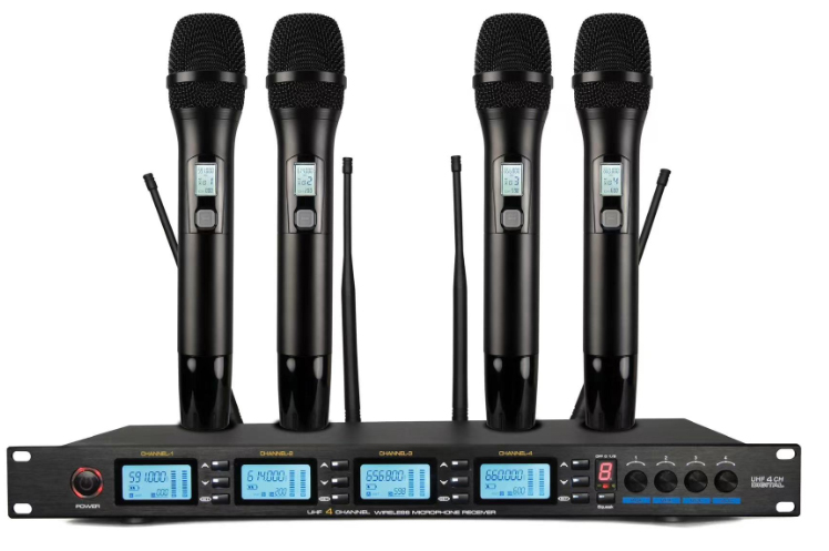 LAudio LS-214-M - Вокальная радиосистема, 4 ручных передатчика в магазине для музыкантов Рок-н-Ролл