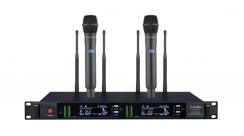 LAudio LS-Q7-2M - Двухканальная вокальная радиосистема, 2 ручных передатчика в магазине для музыкантов Рок-н-Ролл