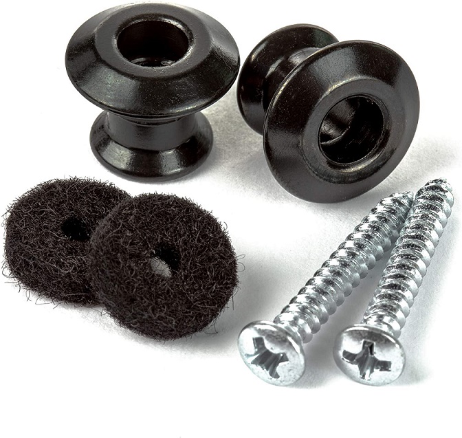 Dunlop 2PSLS033BK Straplok Dual - Крепление ремня, черное в магазине для музыкантов Рок-н-Ролл