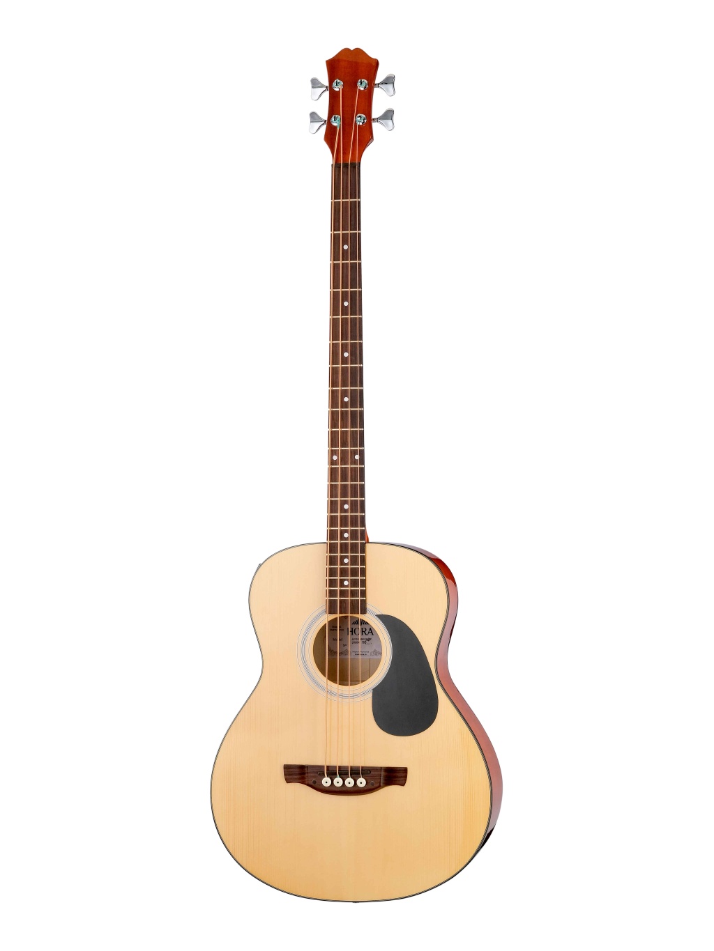 Hora J10404EQ JUMBO EQ-BASS Акустический бас 4-струный с звукоснимателем в магазине для музыкантов Рок-н-Ролл